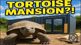 🏗️ The Ultimate Tortoise Mansion?! Our Giant Shipping Container Conversion! 🐢💼