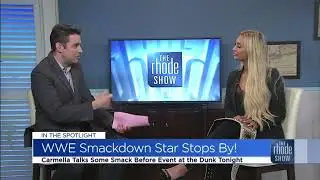 WWE's Carmella visits THE RHODE SHOW
