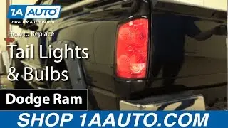 Как заменить задние фонари и лампочки в Dodge Ram 07–08 годов