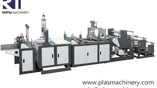 Automatic high frequency welding PVC zipper lock bag making machine