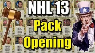 NHL 13 HUT - Pack Opening Marathon #6 - 