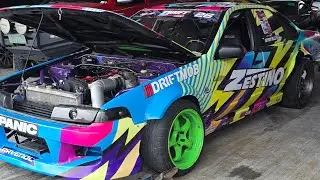 DRIFT MATSURI PHILLPHINES ROUND 2 - TEAM DRIFTMOB WORKS : PRACTICE BATTLES.