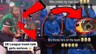 NBA 2K League TRASH TALK, FIGHTING, RAGE QUITTING, AND CRINGE FUNNY MOMENTS #nba #nba2k