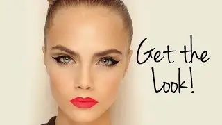 CARA DELEVINGNE FELINE FLICK MAKEUP TUTORIAL!