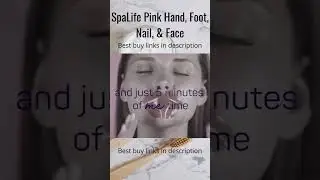 SpaLife Pink Hand, Foot, Nail, & Face---10 Piece Spa Set
