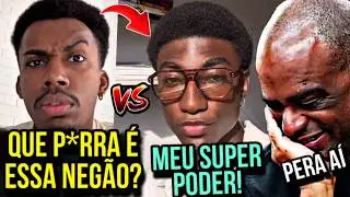 JOVEM NEGR0 PASSA MAQUIAGEM E É Z0ADO POR OUTROS NEGR0S