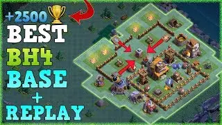 Best Builder Hall 4 Base (2020) w/ PROOF / CoC BH4 Anti 2 Star Builder Base Link | Clash of Clans