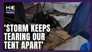 Displaced Palestinian families struggle to survive harsh winter in Gaza