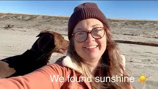 A day in my life | Oregon van life | getting out of the rain and into sunshine and sand #beach