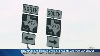 While parts of FM 973 sees upgrades, another section remains untouched