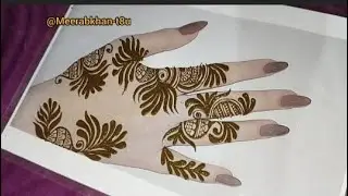 Simple mehndi design🎀#shortvideo #trending #viralvideo #shortfeed #hennaart 
