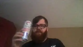 Drinking Peach Vibe Celsius