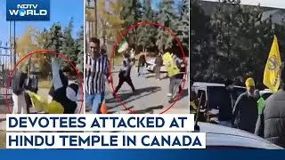 Canada Hindu Temple Attacked | Devotees Attacked At Canada Hindu Temple, Justin Trudeau Reacts