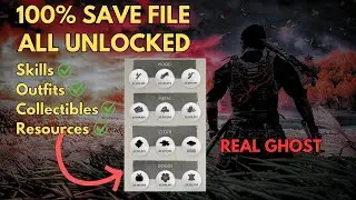 100% Save File for Ghost of Tsushima