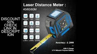 Laser Rangefinder 5M Tape Measure Ruler LCD Backlight Distance Meter Building Measurement Too