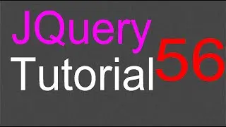 jQuery Tutorial for Beginners - 56 - Autocomplete