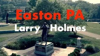 Motorcycle Trip:  City of Easton PA  Drone footage