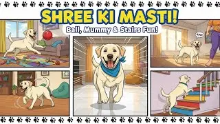 SHREE KI DAILY MASTI ROUTINE &mdash;BALL SE LEKR MUMMY TAK! 🐾🔥|DOG VIDEOS|PET SHORTS#labrador #viral 