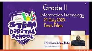 Grade 11 - IT | 29 July 2020 | Text Files