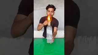 How To Make Hydrogen Gas At Home?😳 #shorts #science #experiment #miraclesagain #viral