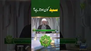 Syed Kon Hota Hai? |#sunonewshd #islamicbayan #islamiceducation #irfanedeen