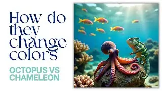 Octopus vs. Chameleon: How Do They Change Colors?