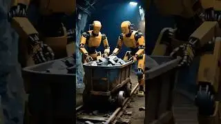 Robots are working in coal mines #shorts #trending #foryou