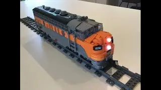 Speed Build: Mould King LEGO Train Locomotive