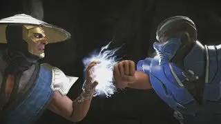 Injustice 2 : Raiden Vs Sub Zero - All Intro/Outros, Clash Dialogues, Super Moves