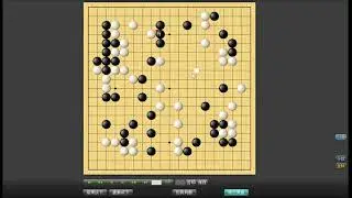 【父子围棋解说】青山先生的野狐二段复盘，罕见的六条龙对杀，解说的CPU都有点过载（下）
