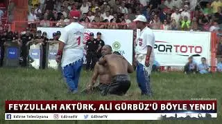 FEYZULLAH AKT&Uuml;RK, ALİ G&Uuml;RB&Uuml;Z'&Uuml; B&Ouml;YLE YENDİ