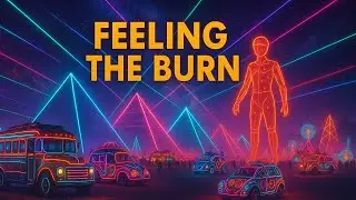 FEELING THE BURN 🔥 | Psychedelic Burning Man Art Cars & Neon Desert Energy