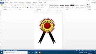 How to make batch logo design in ms word