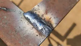 Rarely do people know the correct technique for welding angle iron to rust plate