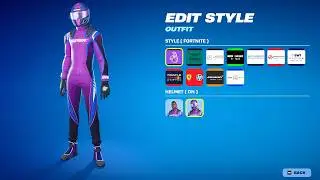 All Fortnite x F1 Racers Bundle Skins Showcase!