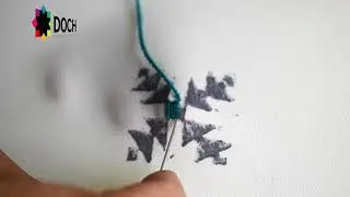 How to make Balochi Tanka | Balochi Embroidery | | Makori Embroidery | Balochi Dress | DOCH