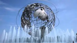 Flushing Meadows Park Unisphere Time Lapse