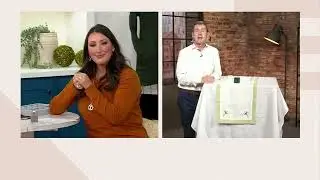 Connemara Marble Diamonique Sterling Silver Feather Ring on QVC