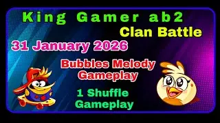 Angry birds 2 clan battle today (31 January 2026) (bubbles melody gameplay) (one shuffle gameplay)