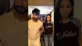 Shahid Kapoor & Mira Kapoor spotted at O'Romeo special screening event ✨️ #shahidkapoor #mirakapoor