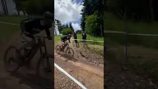 Noah P11/24 in Cat 1. His second DH race ever. Showing out for the boys #drop #mtb #bicycle #rocky