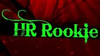 HR rookie first introduction