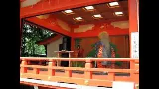 Kagura at Hanazona Shrine