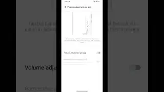 How to enable volume adjustment per app in vivo t3 5g #shorts