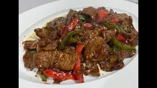 Stir Fried Beef In Black Bean Sauce