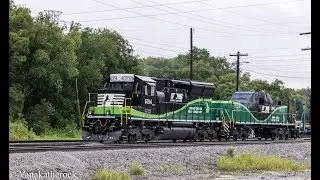 NS SD33ECO #6214 Yard Switching