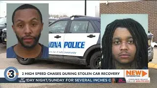 Monona police arrest two following pursuits during countywide stolen vehicle recovery initiative