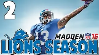 Madden 16 Let's Play - Lions Full Season [Game 2 - Vikings]