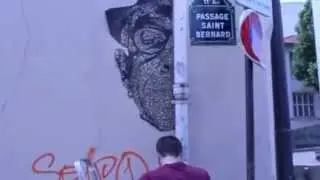 Capturing Paris Street Art Video by Ella Coquine - Rubbish Cube and Fred le Chevalier