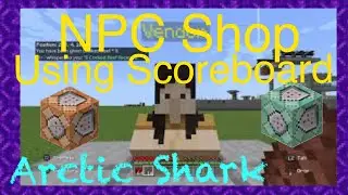 Minecraft Bedrock NPC Shop Using Scoreboard (Bedrock, PE, PS4/PS5 Xbox, Mobile and Windows 10)